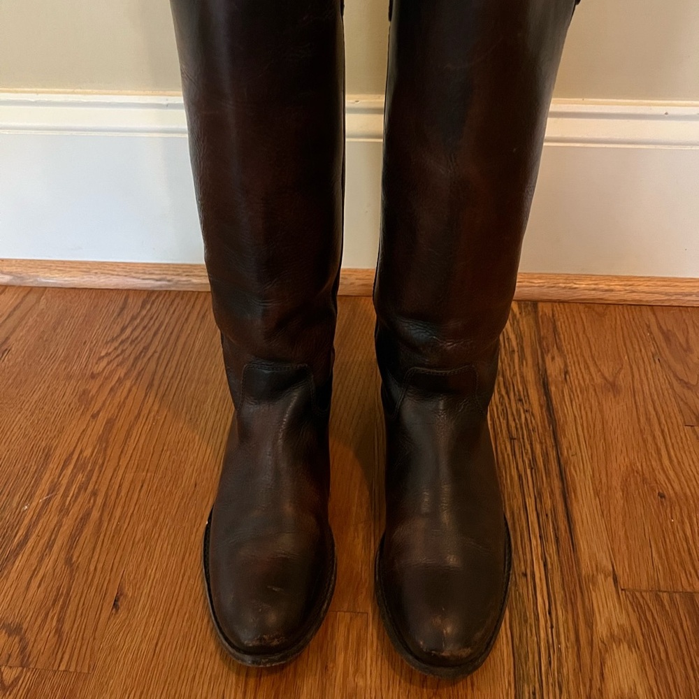 Frye Melissa Button Riding Boots - Picture 2 of 6